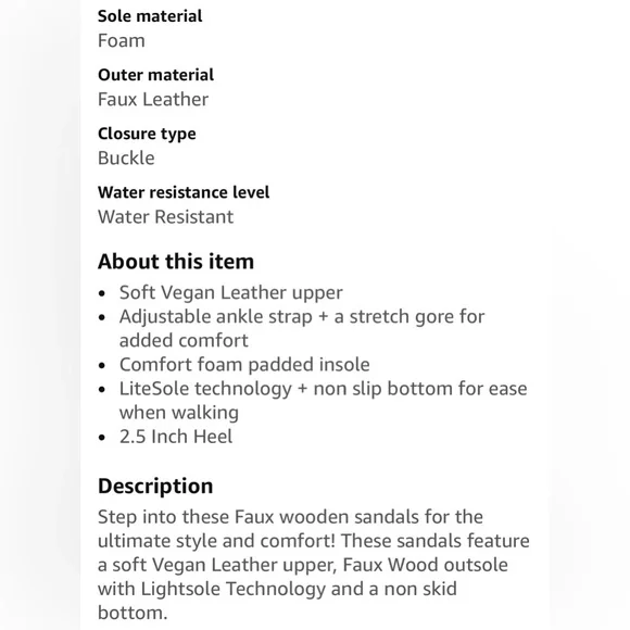 CUSHIONAIRE - Sloan Faux Wood Sandals - Picture 4 of 10